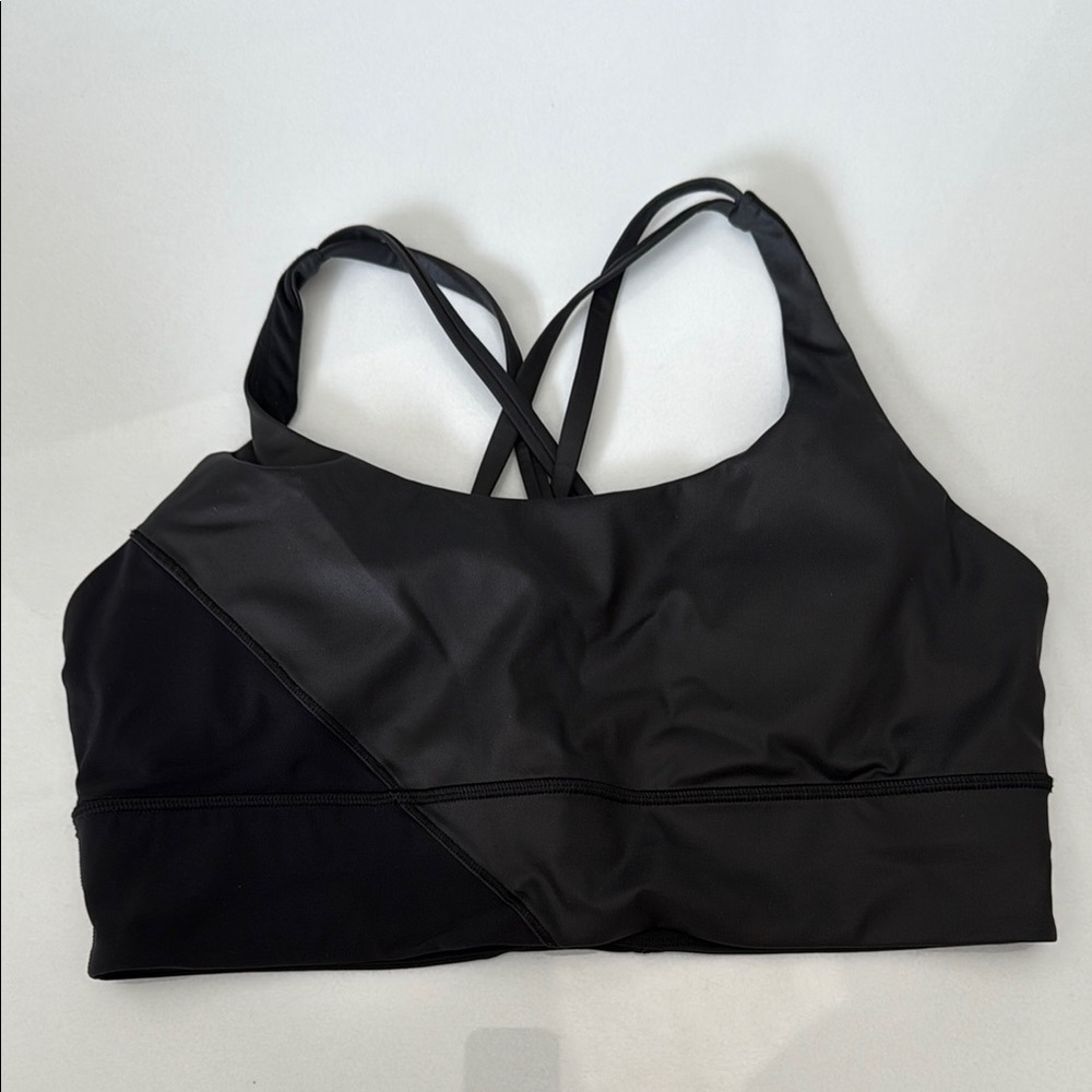 Lululemon Black Sports Bra with Criss-Cross Straps